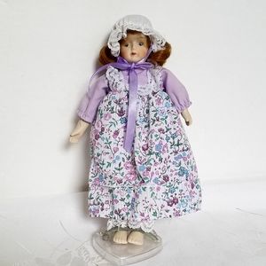 Gorham Doll Lilac Dress Vintage 8 "